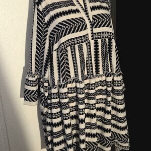 Emery Rose Bkack And White Dress 1x